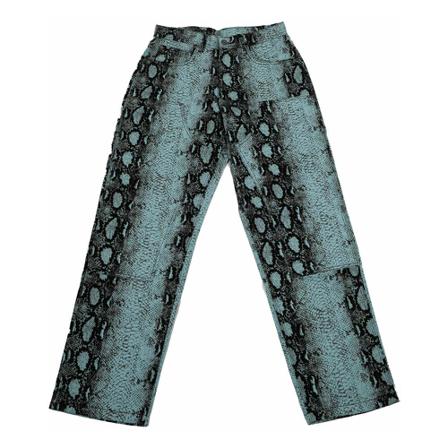 Pleasures, Straight Trousers Blauw, Heren, Maat:W28