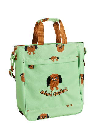Mini Rodini Doggies aop complimentary bag Väskor Unisex Grön ONESIZE