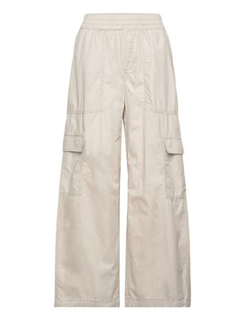 Trousers Cilla Cargo Trousers Cargo Pants Creme Lindex*Betinget Tilbud
