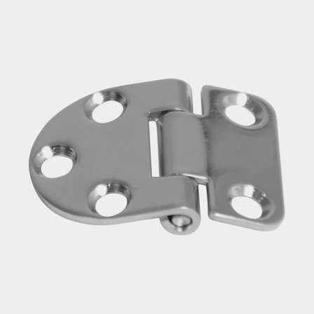 Bisagra de escotilla Roca, 40 x 30 mm, con apertura inversa, acero inoxidable