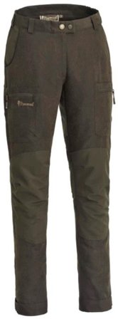Pinewood W's Caribou Hunt Extreme Trousers Suede Brown/Dark Olive