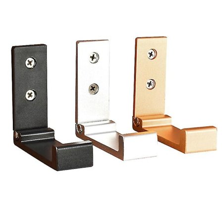 3 stk. Aluminiumlegeringskrog Foldbar Krog Solid Multifunktionel Tøj Krog Frakke Krog