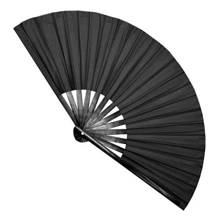 Stor Rave Hopfällbar Handfläkt för Män/Kvinnor, Holografisk Rave Fläkt för Kvinnor Klubb Dansfest, Festivaler, Halloween, EDM, Musik