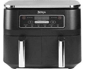 Ninja AF300EU Foodi Air Fryer Dual Zone 7.6L - Fyndvara - Airfryer med dubbla korgar & sex tillagningsfunktioner