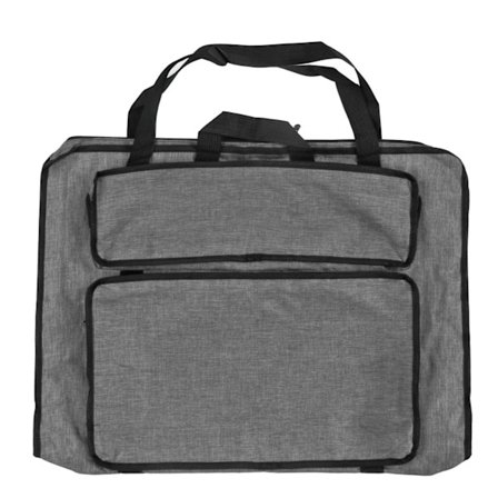 Skizze Blok Taske Enkelt Skulder Forstærket Vandtæt Bærbar Stor Kapacitet Flere Lommer Kunstnertaske til Kunstner Grå