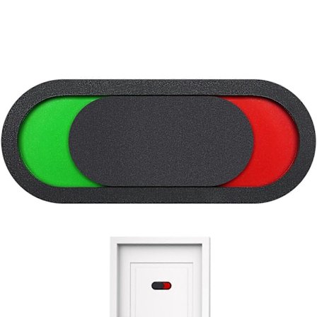 Privat Skilt Ledig Optaget Skilt Skyder Indikator Dørskilt til Hjemmekontor Toilet Konference