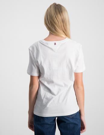 Tommy Hilfiger BOYS BASIC CN KNIT S/S Weiß T-Shirts Mädchen - Kidsbrandstore