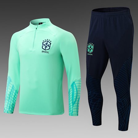 22-23 New Season Brazil Långärmad set för vuxna/barn style 2 L