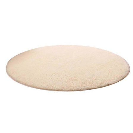 120cm Rund Fluffig Mjuk Matta Halkfri Golvmatta Mattkudde Sovrumsinredning