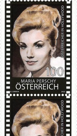 Østrig - Maria Perschy - Postfrisk frimærke
