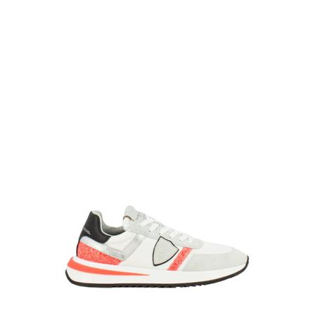 Philippe Model Tropez 2.1 low glitter pop Hvid, Dame Sneakers, Størrelse: 40 EU