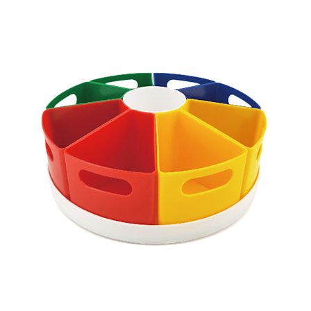 Roterende kunstutstyrsarrangør, kontor skoleutstyr Barn skrivebordarrangør og oppbevaring Hjemmeskole håndverksarrangør Klasseromarrangør