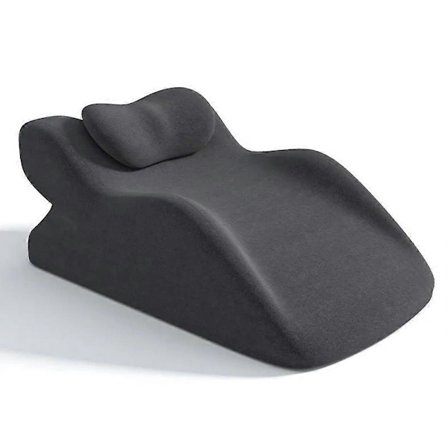 Puder & Puder 2 stk. sæt Ergonomisk memoryskum Intim positioneringspude Kompatibel med par med mini støttepude mørkegrå