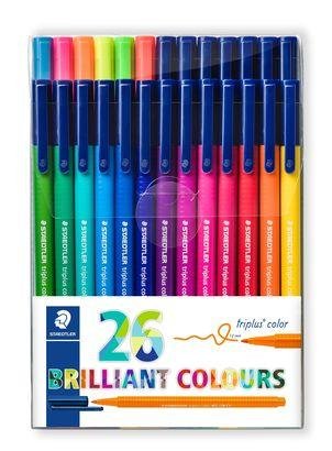 Staedtler Triplus Fibre-Tip Pens 26-pack