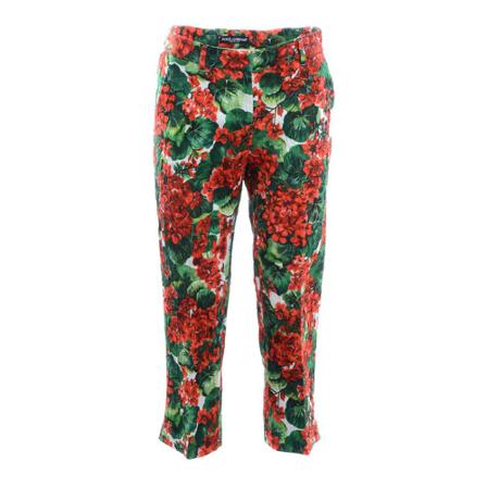 Dolce & Gabbana, Trousers Rood, Dames, Maat:XS