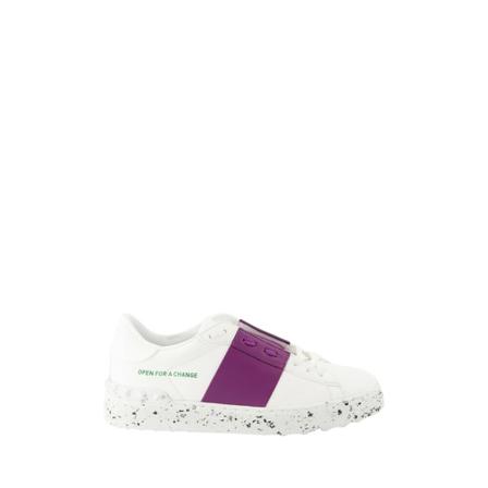 Valentino Garavani Open for a Change sneakers , Paars , Dames , Maat: 37 EU