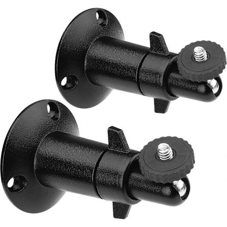 2x Veggfeste for kamera med 1/4" tomme gjenge for Eufy eufyCam 3, 3C, 2, 2C, 2C Pro, Innendørs og utendørs overvåkingskamerafeste