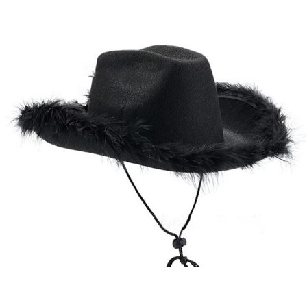 Feather Cowboy Hat Cowgirl Hat