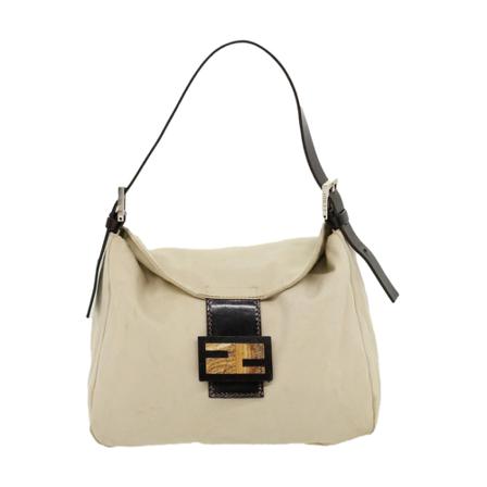 Fendi Vintage, Shoulder Bags Wit, Dames, Maat:ONE Size