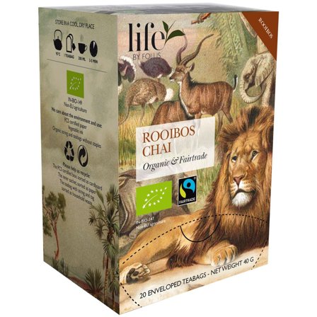 LIFE BY FOLLIS Te Rooibos chai 20/fp - Lyreco - Kök och servering - Kaffe och te - Te