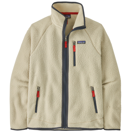 Patagonia M's Retro Pile Jacket Pelican w/Smolder Blue