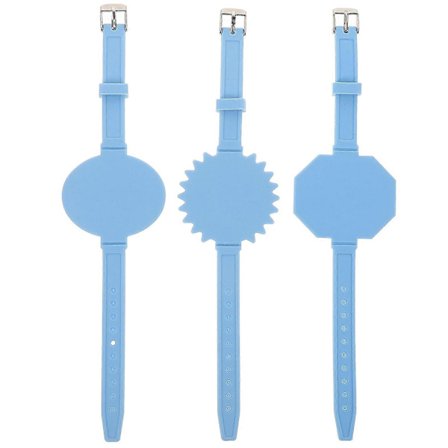 3 kpl Silikonimuistio Ranneke Puettava Sairaanhoitajan Muistilehtiö Kellon Muodossa Uudelleenkäytettävä Pyyhittävä Tehtävälista Ranneke 