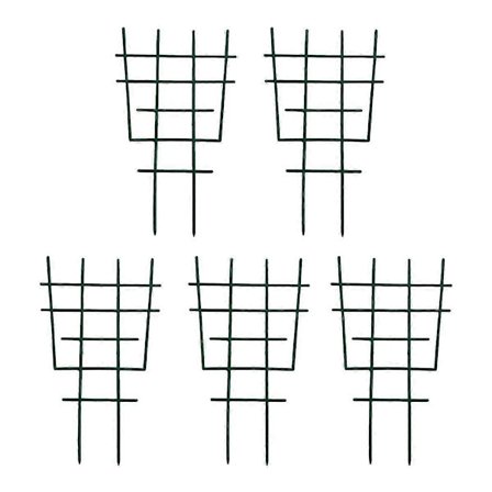 Plastväxtstöd för trädgårdsväxter Fästanordning Ram Kruka Fäste Klätterblomma Fixerad Växt Tillväxtriktning Stil 5