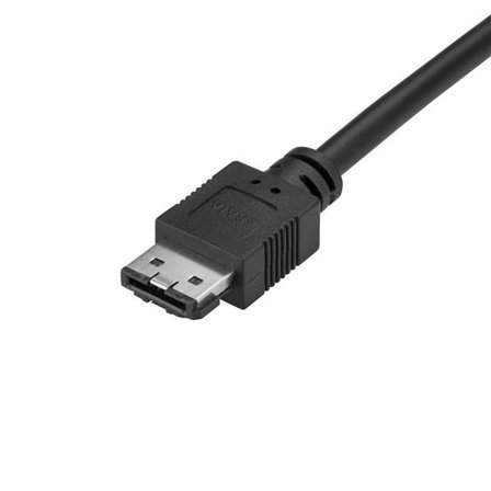 StarTech 3 ft 1m USB-C to eSATA Cable - HDD / SSD / ODD - USB 3.0 5Gbps - Diskkontroller - SATA 6Gb/s - 5 GBps - USB 3.0 - svart
