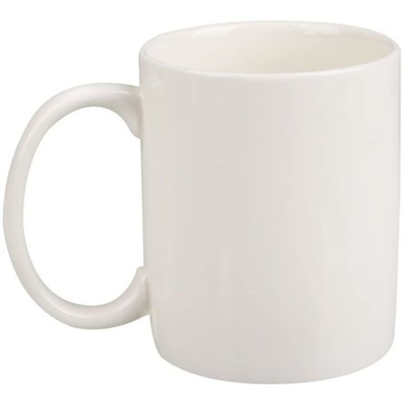 Overraskelse inni, keramisk langfinger-krus: En humoristisk vri på en klassisk kaffekopp