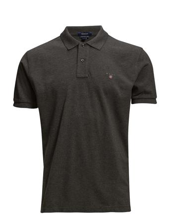 Original Pique Ss Rugger Polos Short-sleeved Grå GANT