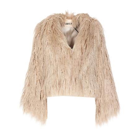 Aniye By, Faux Fur & Shearling Jackets Beige, Dames, Maat:S