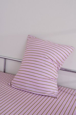 Jotex - Pudebetræk Økologisk Lilla/olivengrøn - SIMA - Køb Pudebetræk hos Jotex