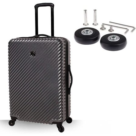 1 par kufferthjul, velegnet til <50 X 18 Mm> Kuffert reparationssæt