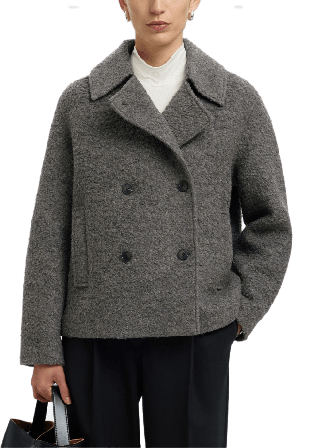 Selected Femme SLFALMA Jacka Jackor Dam Grå 42