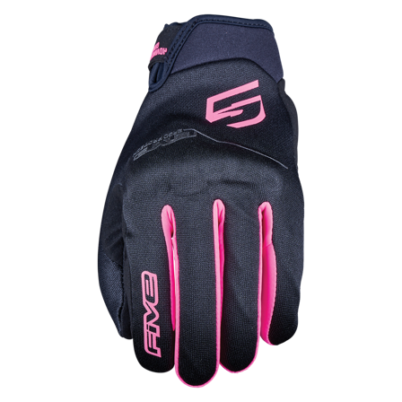 Motorradhandschuhe Five Globe Evo Damen Schwarz/Pink XL
