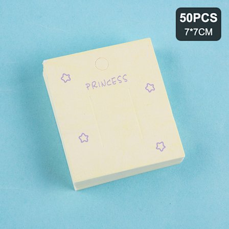 Hårclips Papirkort Hårtilbehør Smykker Display Kort Fas