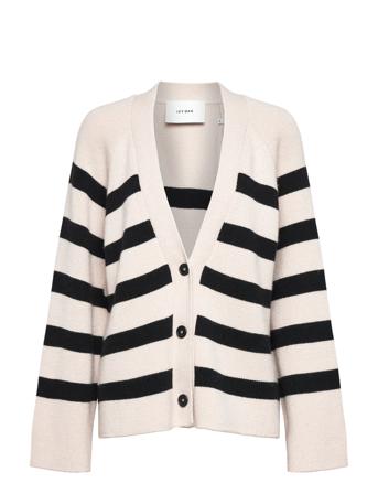 Kaina Stripe Cardigan Cream IVY OAK