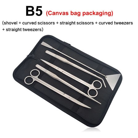 Akvarium Rengöringsverktyg Set Wave Sax Pincett