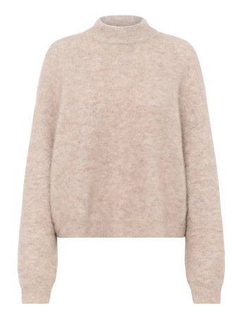 Gzdebbie Pullover Cream Gestuz