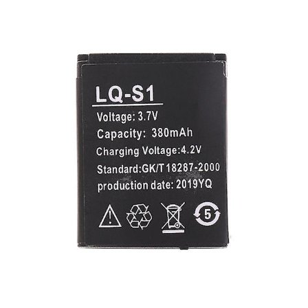 Lq-s1 3.7v 380mah Uppladdningsbart Li-ion-batteri för Smart Watch Ny