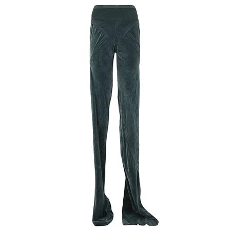 Rick Owens, Skinny Trousers Groen, Dames, Maat:S