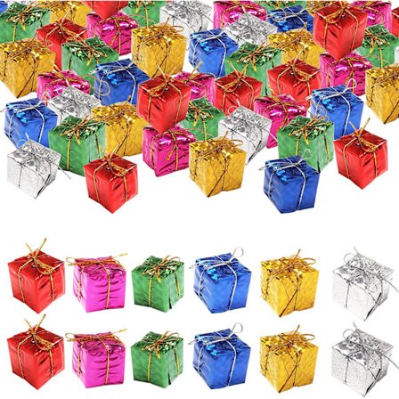 120 st miniatyrjulgransprydnader 2,5 cm