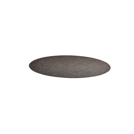 Round rug MELVIN, Ø 3000 mm, red/grey