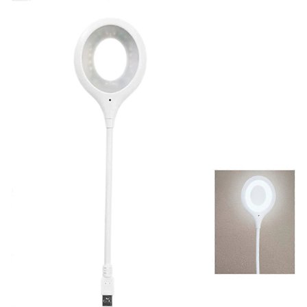 USB Röststyrd Nattlampa, Intelligent Röststyrningslampa, Liten LED Läslampa Röststyrningslampa