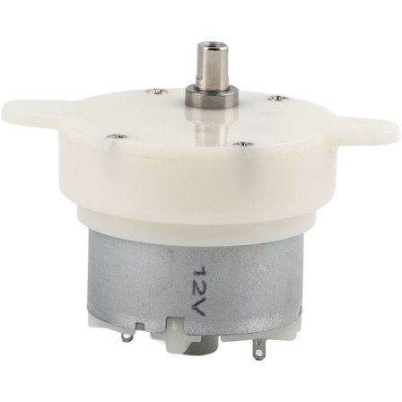 12V 10Rpm DC Miniature Gear Motor, Lavhastighed Elektrisk Motor med Terminal Mute Gear Rotation, Høj Ydeevne og Holdbar