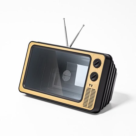 Mobiltelefon Skärmförstorare 3D Videoförstorare - En Kreativ Retro TV-prydnad för att Titta på TV-program och Maratontittande