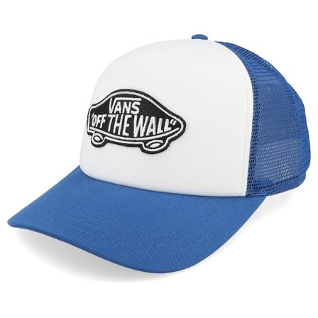 Vans - Blau trucker Cap - Classic Patch Curved Bill True Blue A-Frame Trucker @ Hatstore