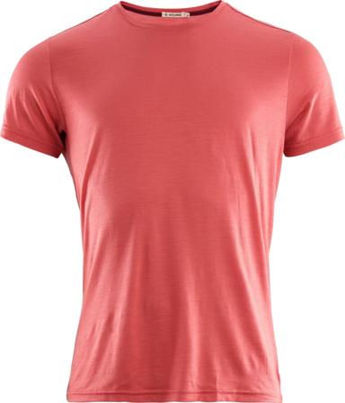Aclima LightWool T-shirt Round Neck Man Men short-sleeved sweaters Red S