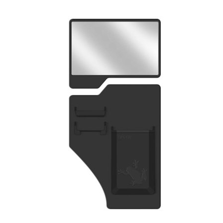 Självhäftande Toalettartiklar-hållare med Spegel & Fack