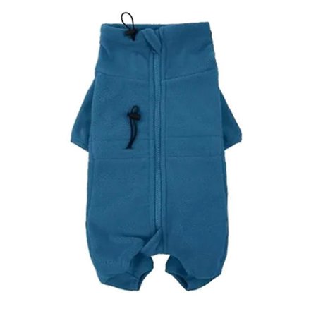 Hunde Vinterfrakke Blød Fleece Pullover Pyjamas, Kæledyr Varmt Koldt Vejr Jakke Vest Hyggelig Jumpsuit Beklædning Tøj M[YJD]